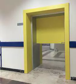 alüminyum kasalı laminat hastane kapısı