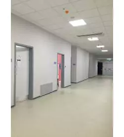 aluminyum kasalı ve pencereli laminat okul kapısı