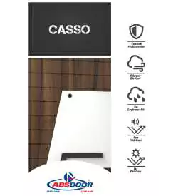 casso çift renk daire çelik kapı