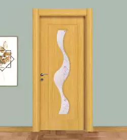 sultan boy camlı pvc membran kapı meşe