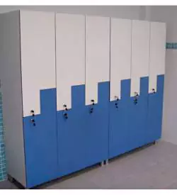 z kapaklı compact laminat soyunma dolabı