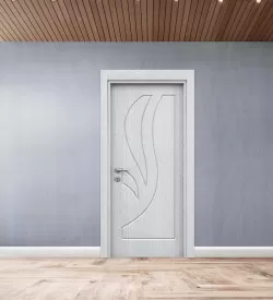 Açık Meşe Desenli Pvc Oda Kapısı