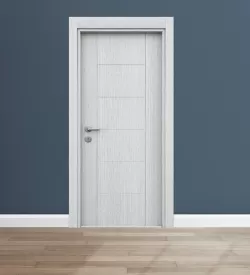 Açık Meşe H Desenli Pvc Oda Kapısı