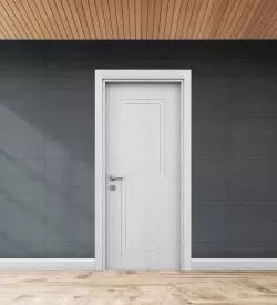 Açık Meşe Köşe Fugalı Membran Kapı