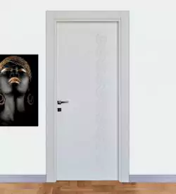 Ado 7010 Desenli Beyaz Membran Kapı, Membran Kapı
