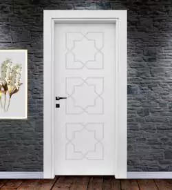 Ado 7060 Mat Lake Beyaz Mdf Kapı, Membran Kapı