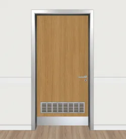 Alexandria Teak Tekmelikli Ve Menfezli Laminat Kapı