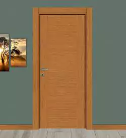 Bambu Renkli Camsız Panel Melamin Kapı, Melamin Kapı