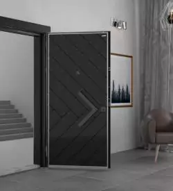 Bella Çizgili Daire Çelik Kapısı