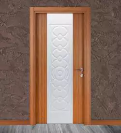 Çift Renk Bambu Beyaz High Gloss Kapı, High Gloss Kapı
