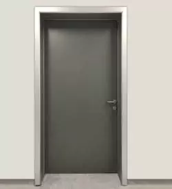 Düz Panel Aluminyum Kasalı Laminat Kapı, Alüminyum Kasalı Laminat Kapı