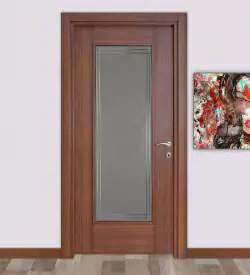Kiraz Renkli Camlı High Gloss Kapı, High Gloss Kapı