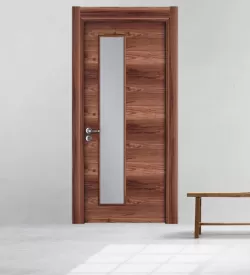 Madran Boy Yarım Camlı Melamin Salon Kapısı