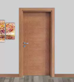 Makedon Meşe Camsız Melamin Panel Kapı, Melamin Kapı