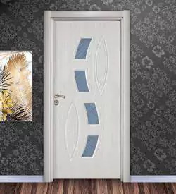Model 1050 S Camlı Pvc Membran Oda Kapısı, Membran Kapı
