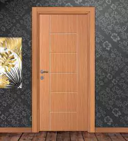 Model 2040 Bambu Renkli Fugalı Membran Kapı, Pvc Kapı