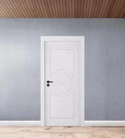 Soft Beyaz Göbekli Pvc Iç Kapı