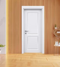 Soft Beyaz Iki Gibekli Pvc Iç Oda Kapısı