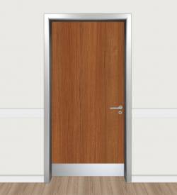 Alpine White Alüminyum Kasalı Laminat Kapı, Laminat Kapı