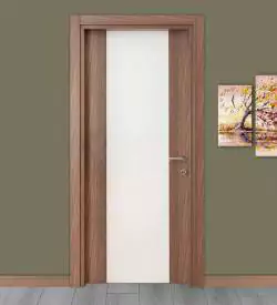 Tanganika Ve Beyaz Renkli Düz High Gloss Kapı, High Gloss Kapı