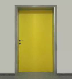 Tek Kanatlı Aluminyum Kasalı Laminat Kapı, Aluminyum Kasalı Kapı