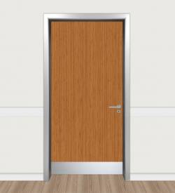 Alpine White Alüminyum Kasalı Laminat Kapı, Laminat Kapı
