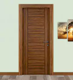 Zeytin Renkli Ahşap Panel Kapı, High Gloss Kapı