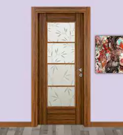 Zeytin Renkli High Gloss Ahşap Kapı, High Gloss Kapı