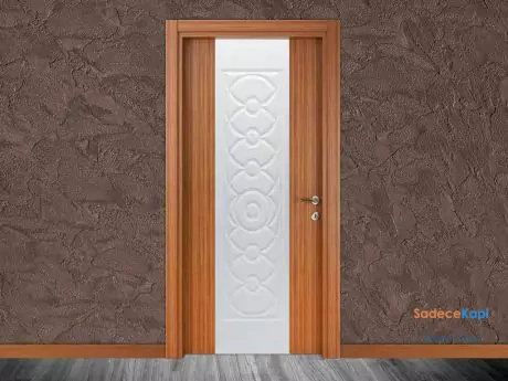 cift renk bambu beyaz high gloss kapi