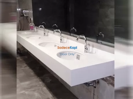 evyeli corian wc tezgah