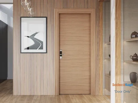 modern teak yangin sertifikali kartli sistem uyumlu otel kapisi