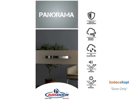 panorama aynalı daire giriş kapısı