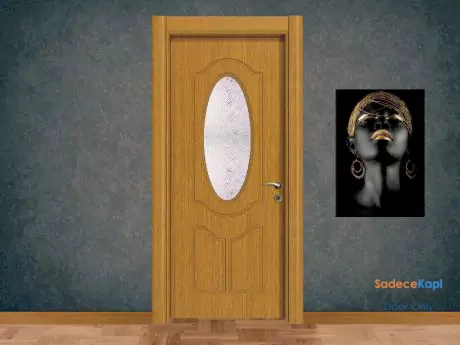seckin gobekli ve camli pvc kapi bambu