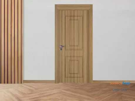 teak iki cift gobekli pvc ic kapi