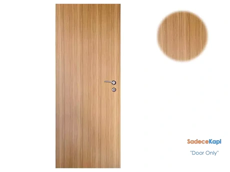 teak renkli mdf kapı paneli