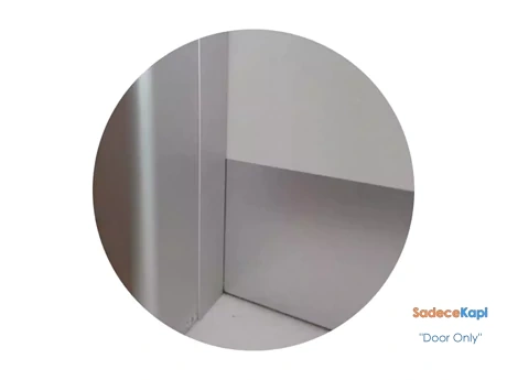 tek kanatlı aluminyum kasalı laminat kapı