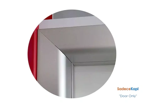 tek kanatlı aluminyum kasalı laminat kapı